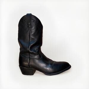 Ariat Boots Mens 11.5 D Black Leather Work Cowboy Pull Up Classic Round Toe